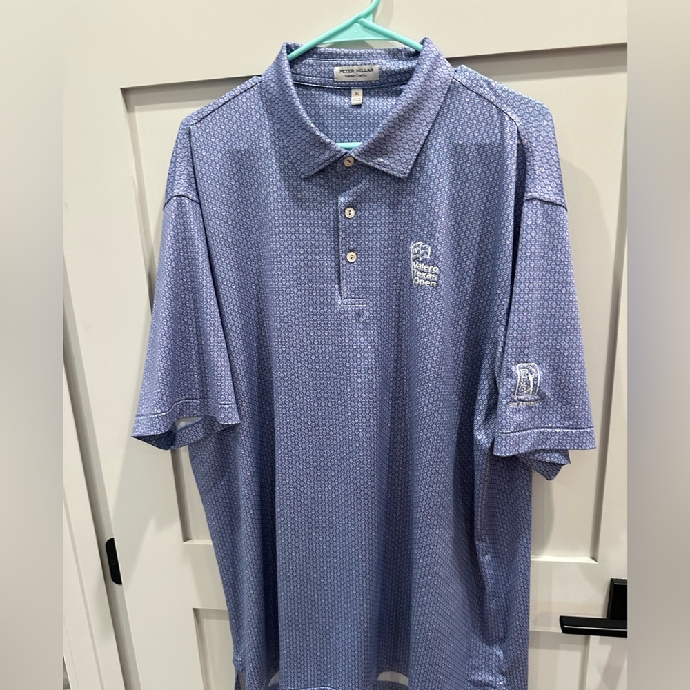 Peter Millar Golf Shirt XL- Valero Texas Open